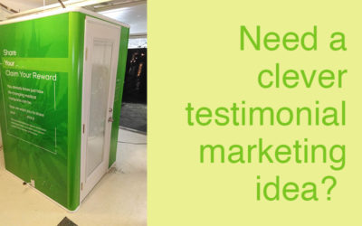 Marketing Idea for Testimonials – A Video Booth!